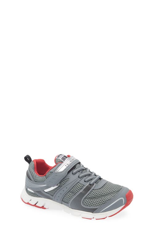 Tsukihoshi Velocity Washable Sneaker In Gray/red
