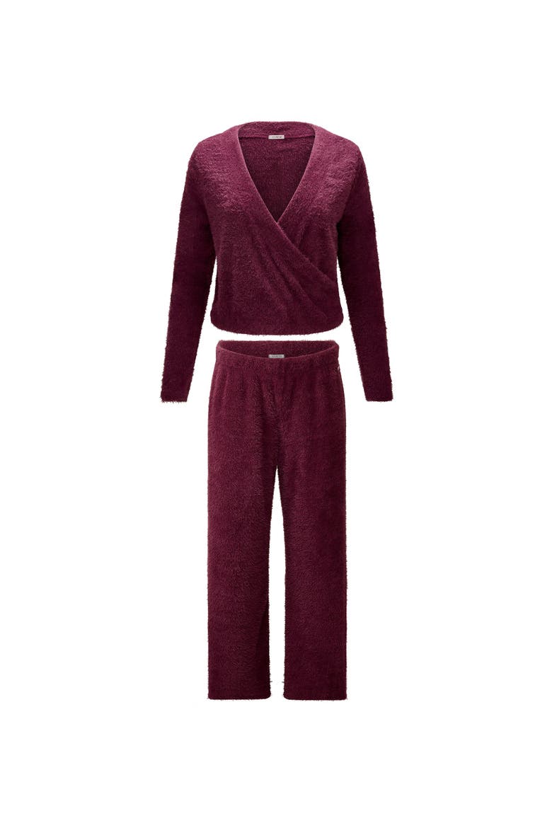 Katya Loungewear Set, Alternate, color, Dark purple