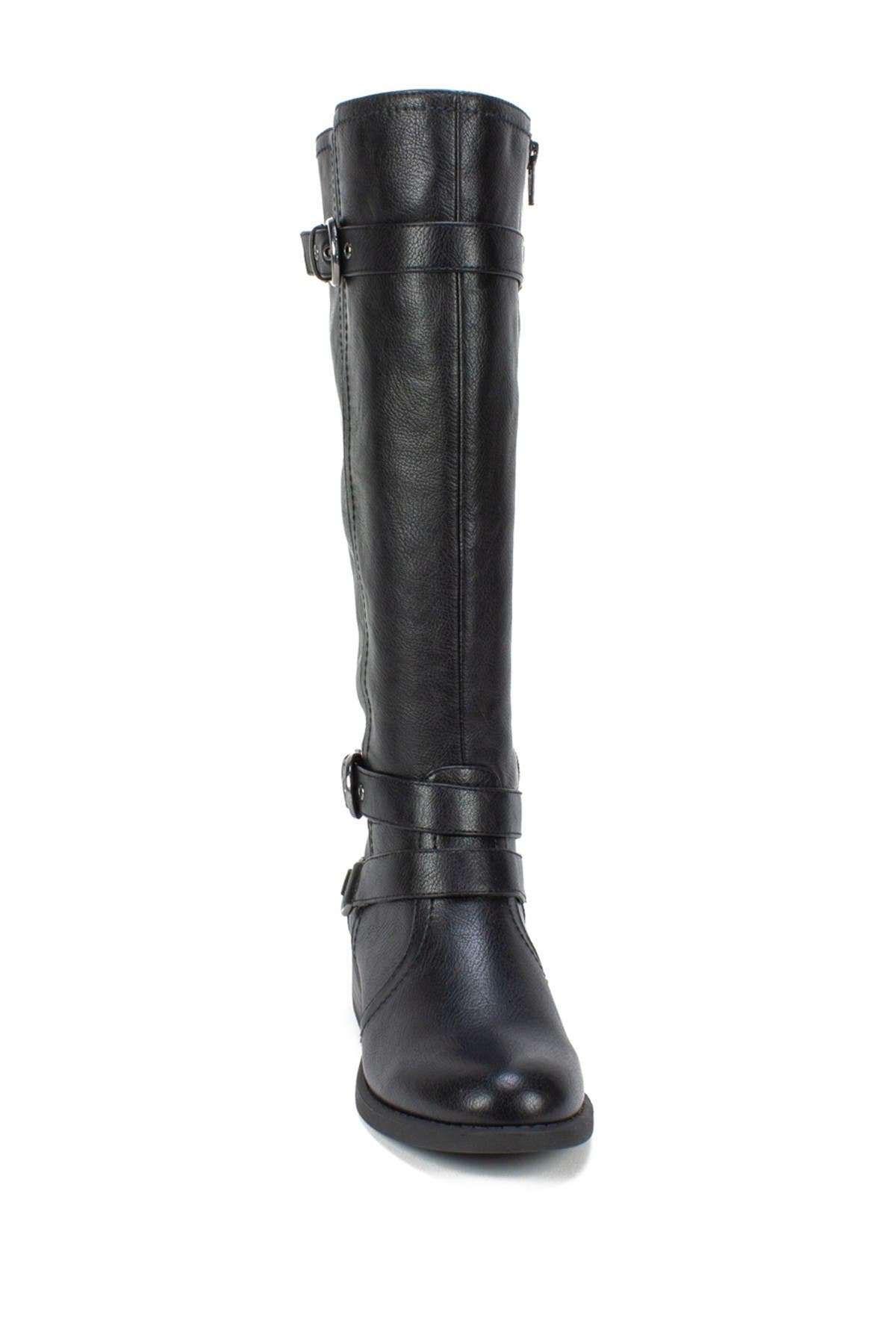 White Mountain Footwear Loyal Tall Faux Leather Riding Boot - Wide Calf, Alternate, color, 