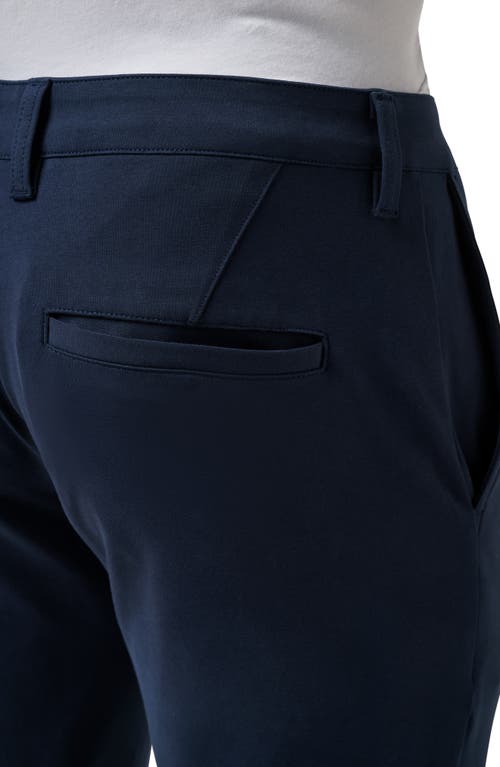 Travismathew Legacy Stretchknit Flat Front Chinos In Total Eclipse