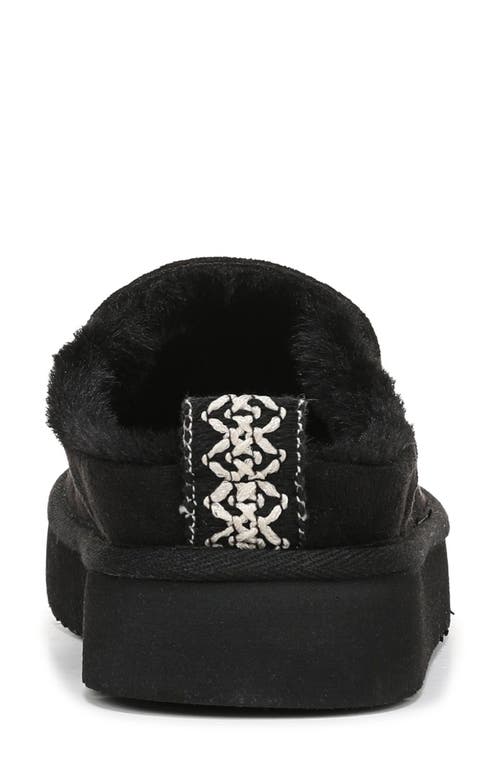 Blowfish Malibu Montreal Faux Fur Lined Slipper In Black