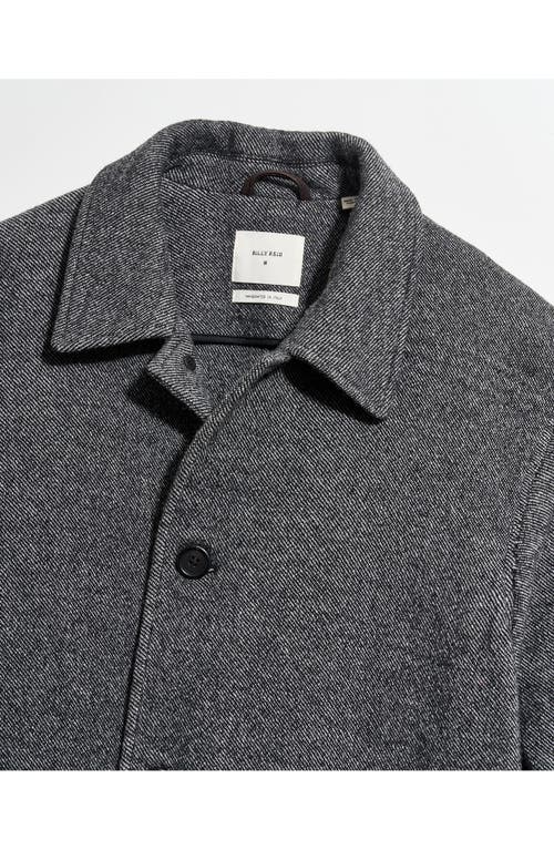 Billy Reid Ronan Wool Twill Topcoat In Gray