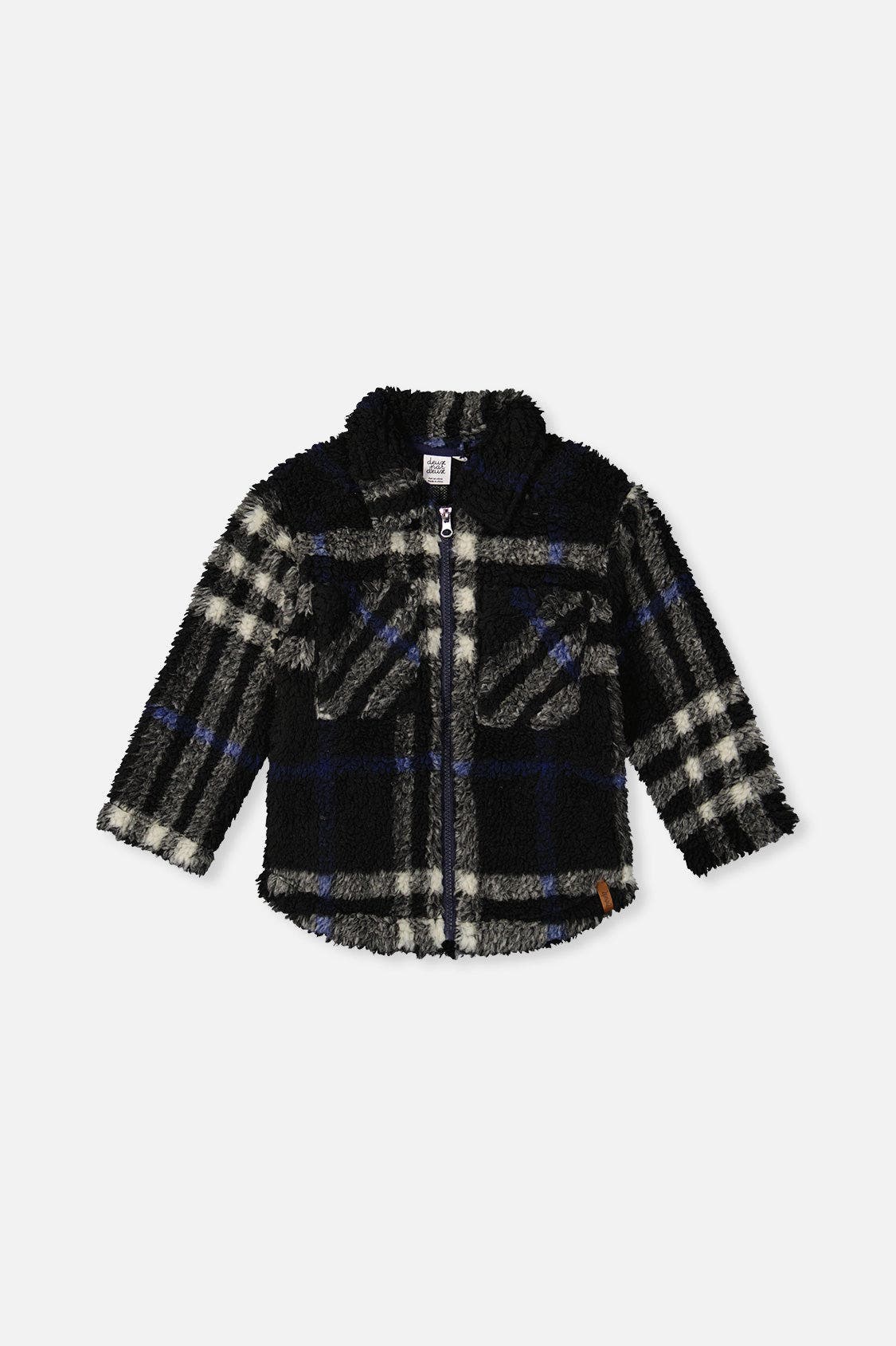 selected Black and Blue Plaid