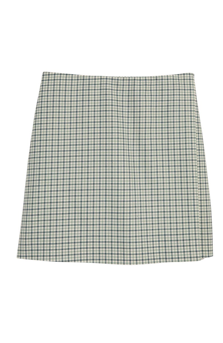 vineyard vines Meg Plaid Wool Blend Miniskirt, Alternate, color, Quinn Plaid Balsam