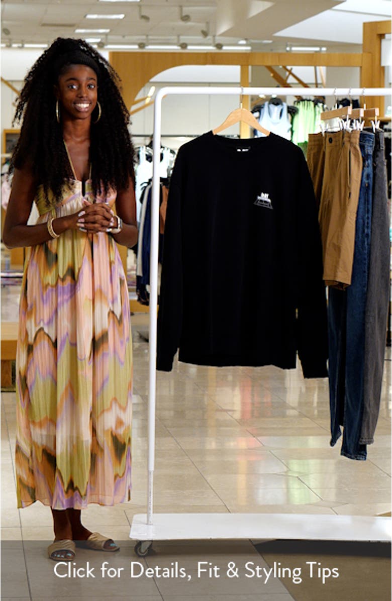 Tennis Club Cotton Crewneck Sweatshirt, sales video thumbnail