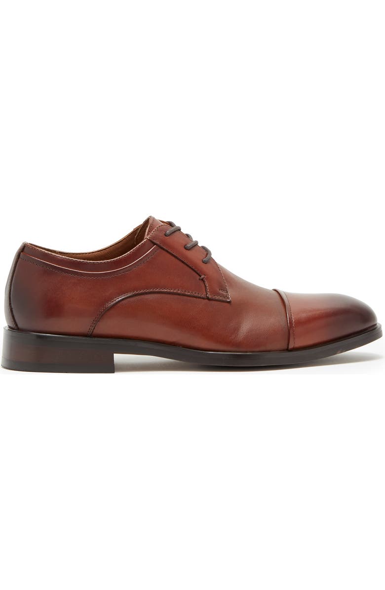 NORDSTROM RACK Greyson Cap Toe Leather Derby, Alternate, color, Brown