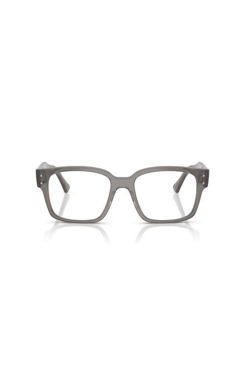 Ray Ban Ray-ban 53mm Square Optical Glasses In Gray