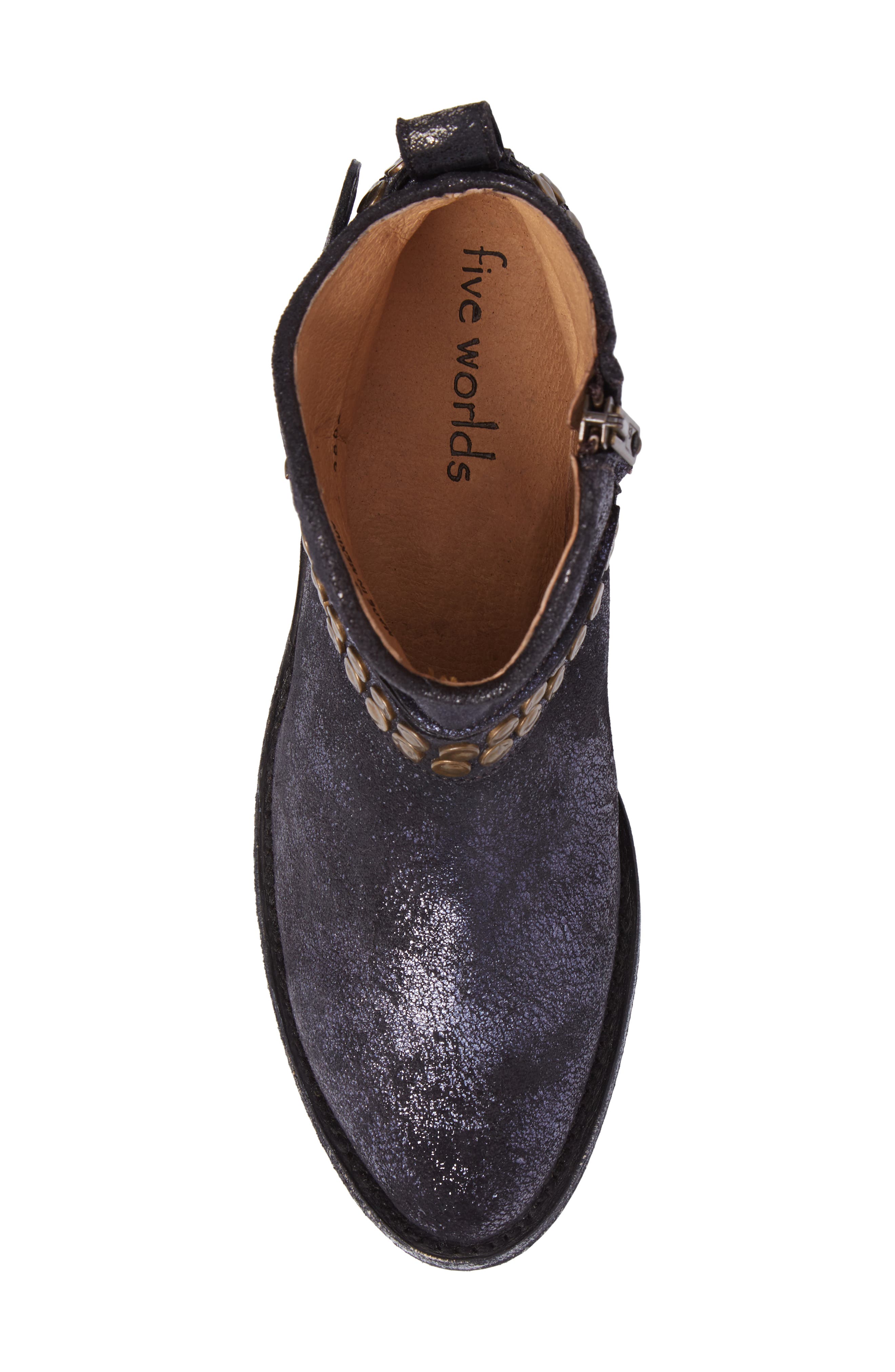 five worlds Serene Western Boot, Alternate, color, 