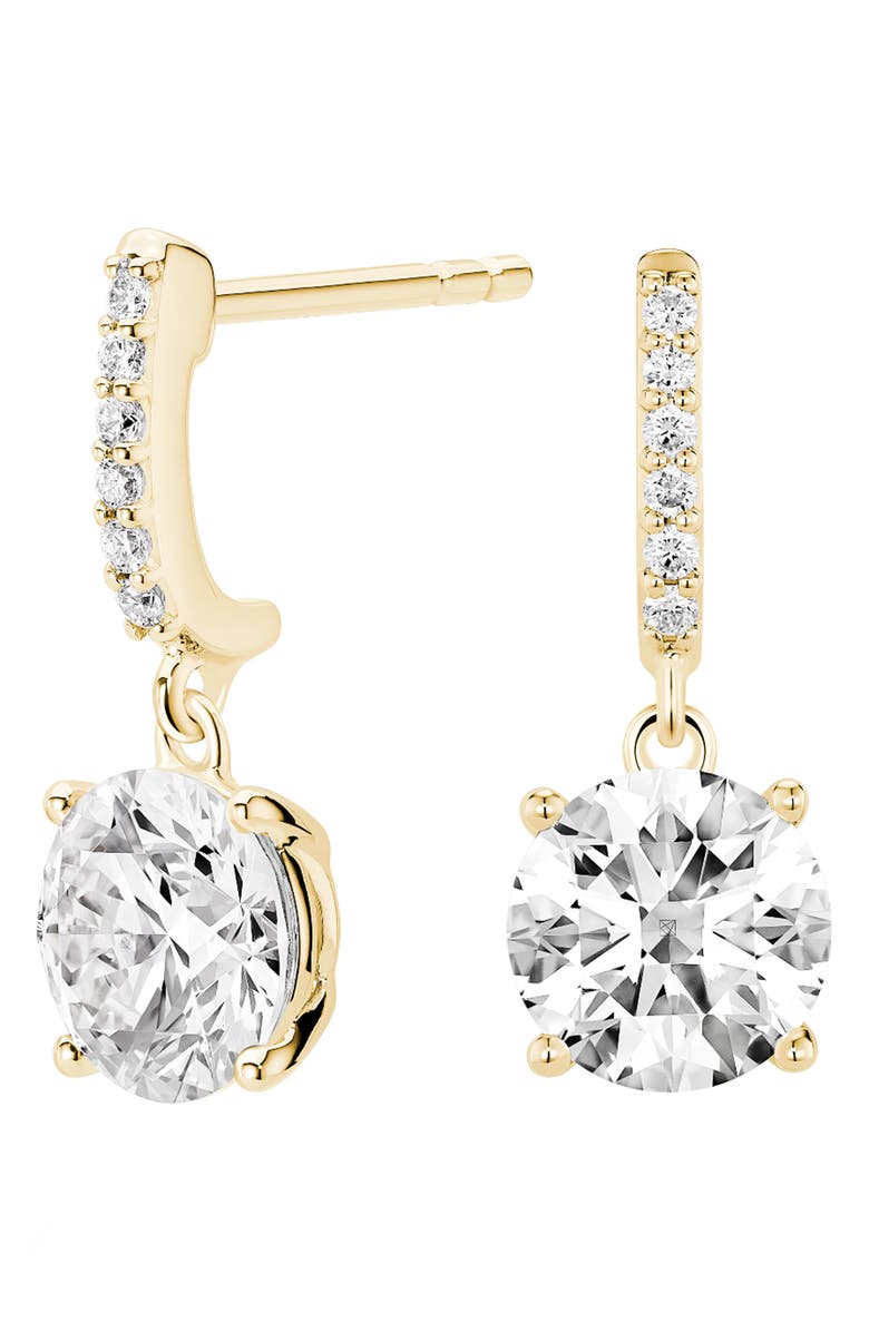 LIGHTBOX 2-Carat The Round Brilliant Solitaire Lab Grown Diamond Drop Earrings, Alternate, color, 