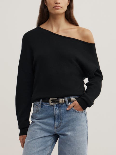 One Shoulder Knit