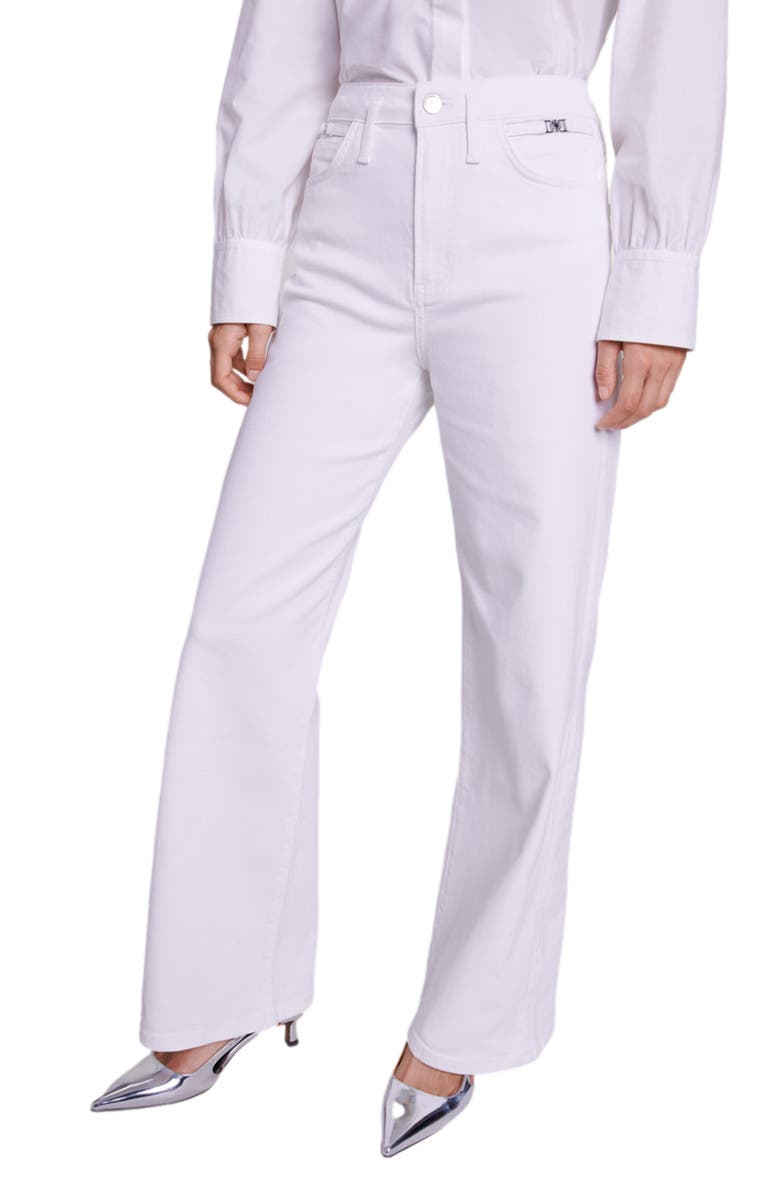 maje Pantinan Straight Leg Jeans, Alternate, color, 