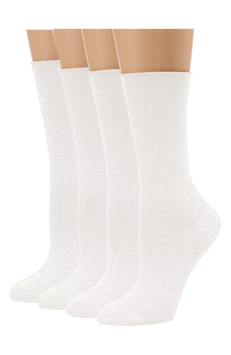 White socks for women discount