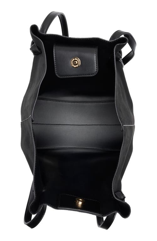 Urban Expressions Handbags Faux Suede Tote In Black