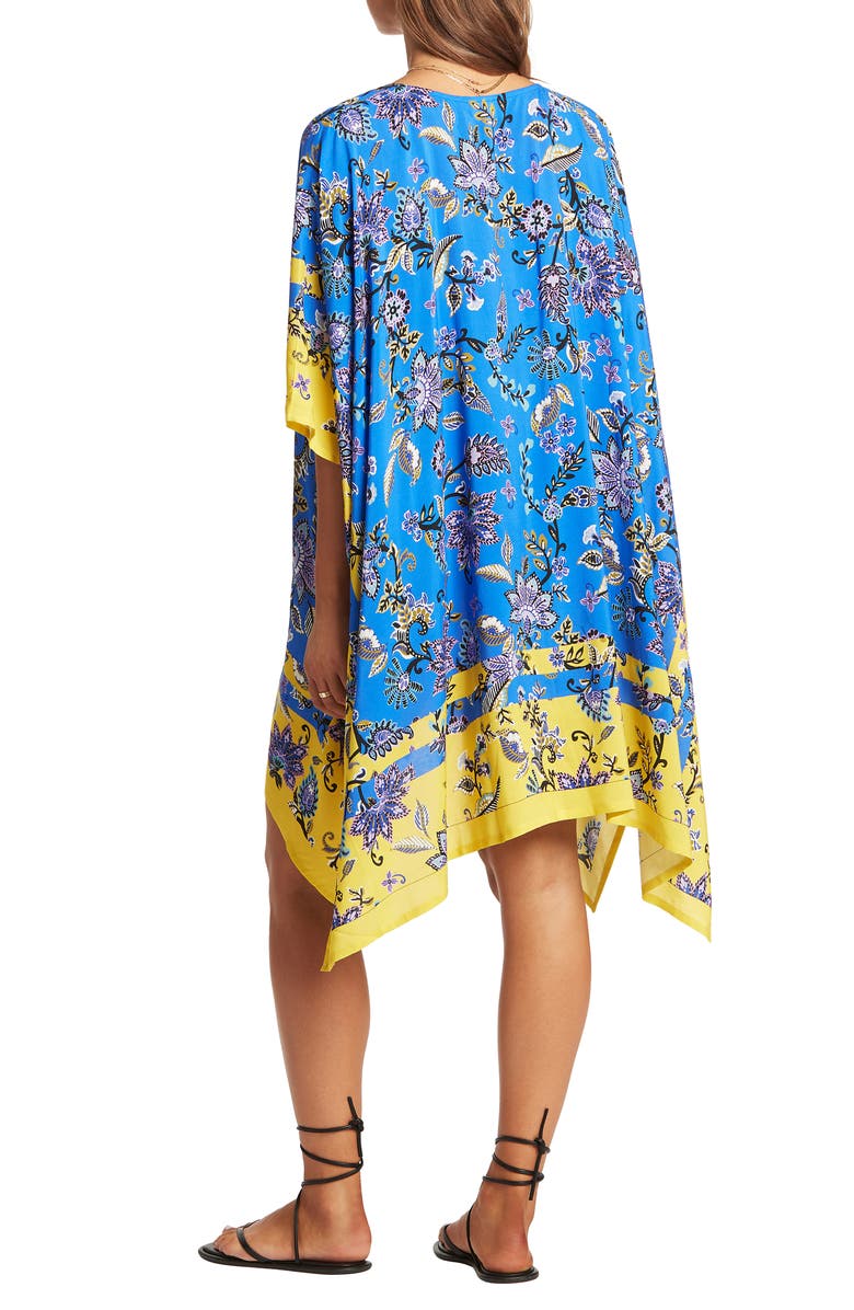 Sea Level Placement Colorblock Cover-Up Caftan, Alternate, color, 