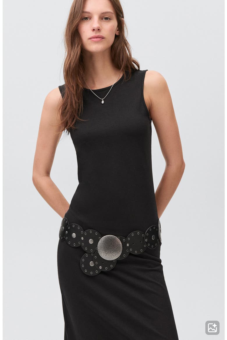 Knit Maxi Dress, Alternate, color, BLACK