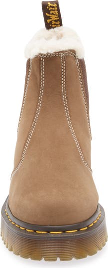 2976 Faux Shearling Lined Lug Sole Boot