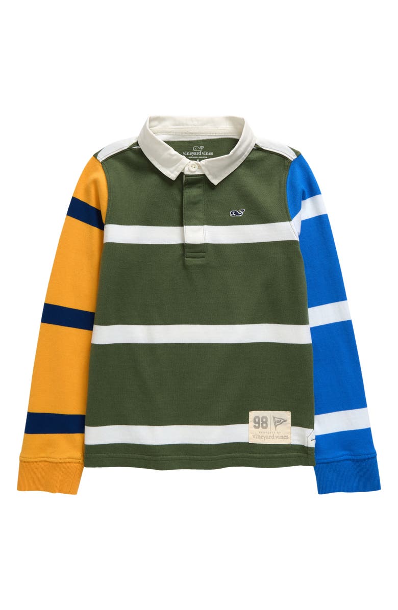 vineyard vines Kids' Cotton Rugby Shirt, Main, color, 