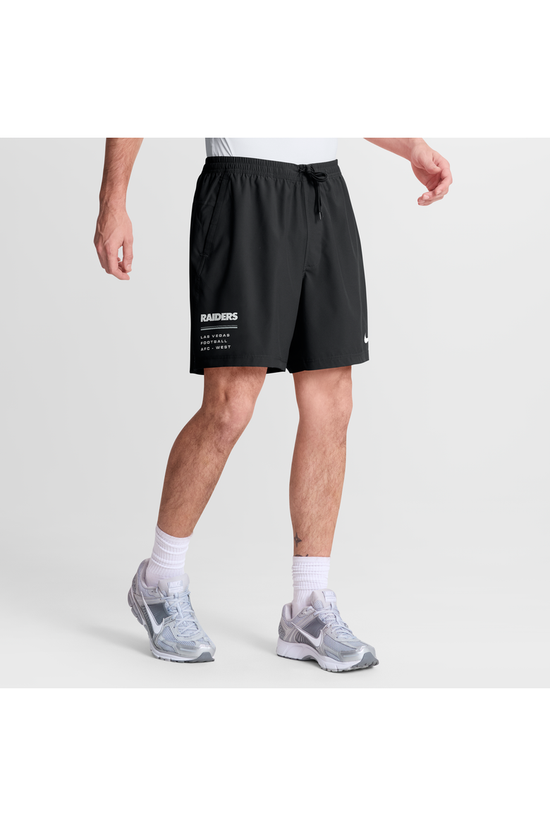 Men's Nike Black Las Vegas Raiders Form Dri-FIT Shorts, Main, color, Black