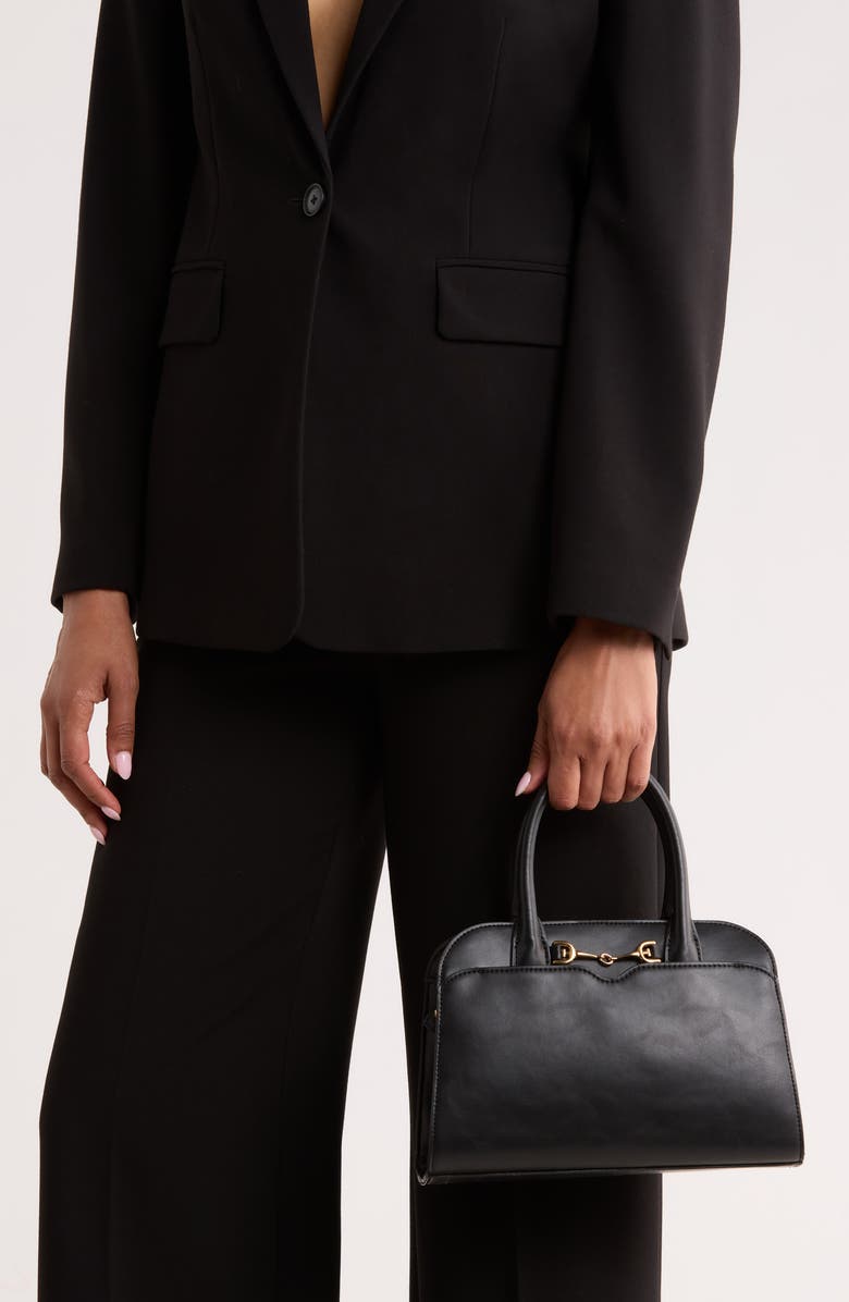 Sam Edelman Loraine Small Satchel Bag, Alternate, color, Black