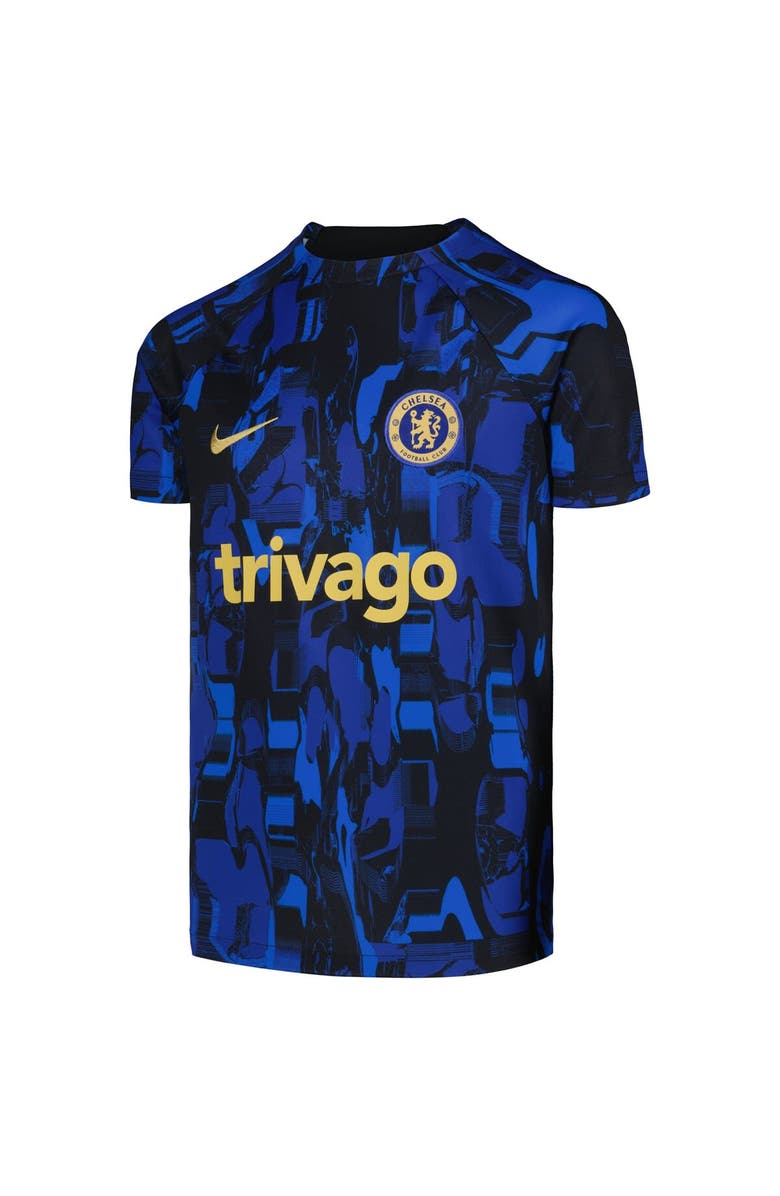 Nike Youth Nike Blue Chelsea 2023/24 Academy Pro Performance Pre-Match Top, Alternate, color,