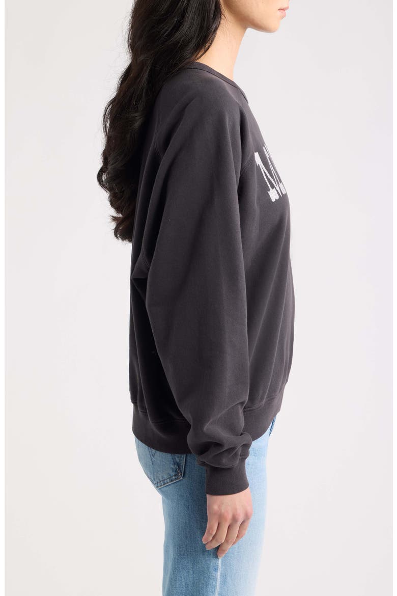 The Biggie Concert Cotton Graphic Sweatshirt, Alternate, color, MOTHER SILVER