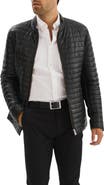 REGENCY Leather Channel Quilt Jacket