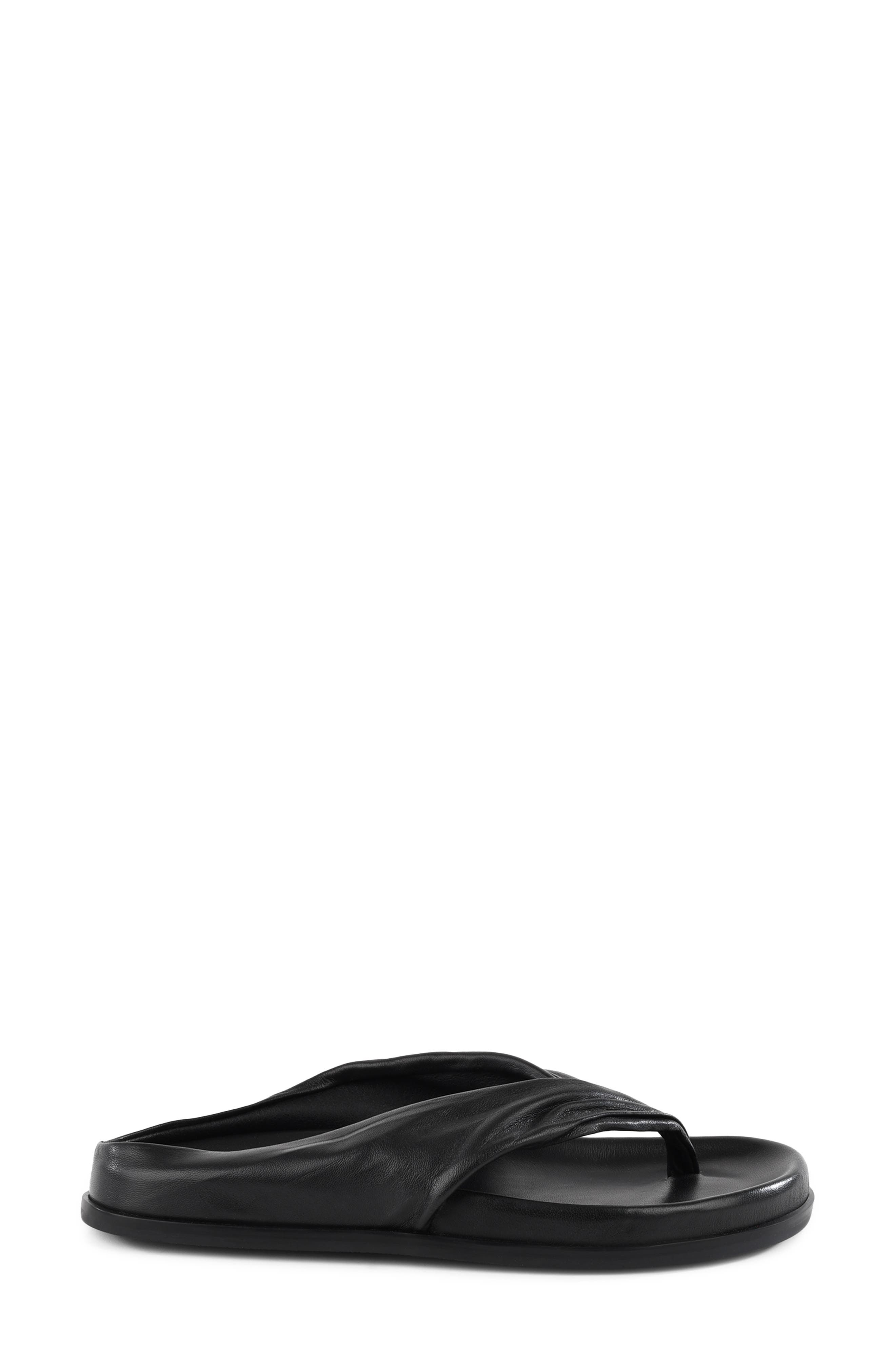 Seychelles Let It Be Flip Flop, Alternate, color, Black