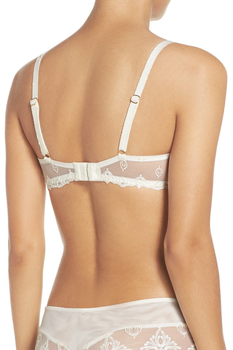 Champs-Élysées Underwire Demi Bra, Alternate, color, IVORY
