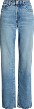 Madewell The Tall Longline Straight Leg Jeans