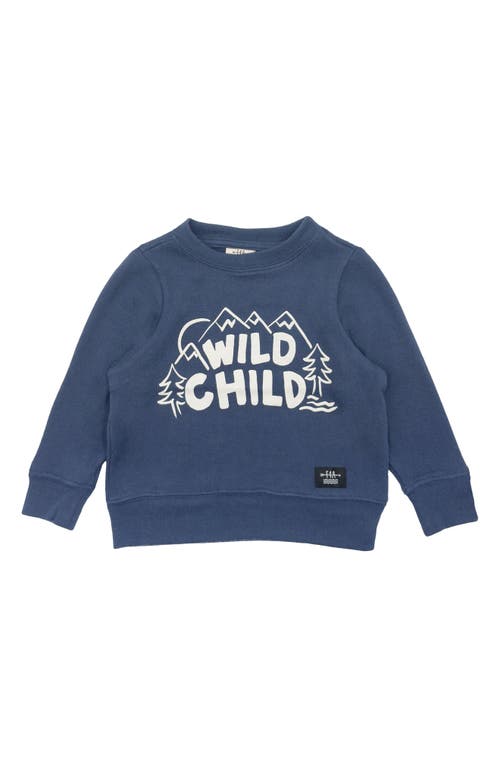 Feather 4 Arrow Kids' Wild Child Hacci Knit Pullover In Blue
