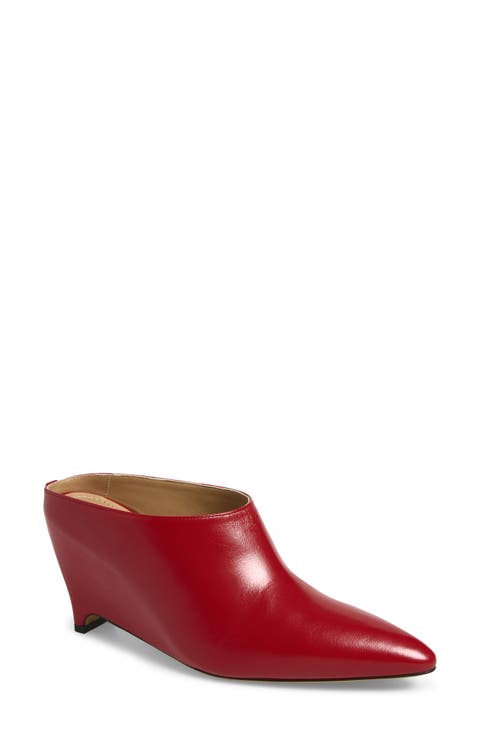 Wedge Pointed Toe Mule