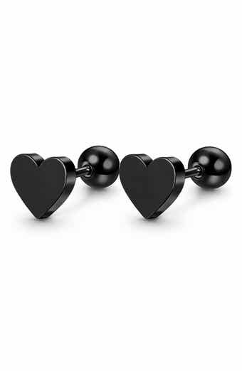 REBL Heart Stud Earrings