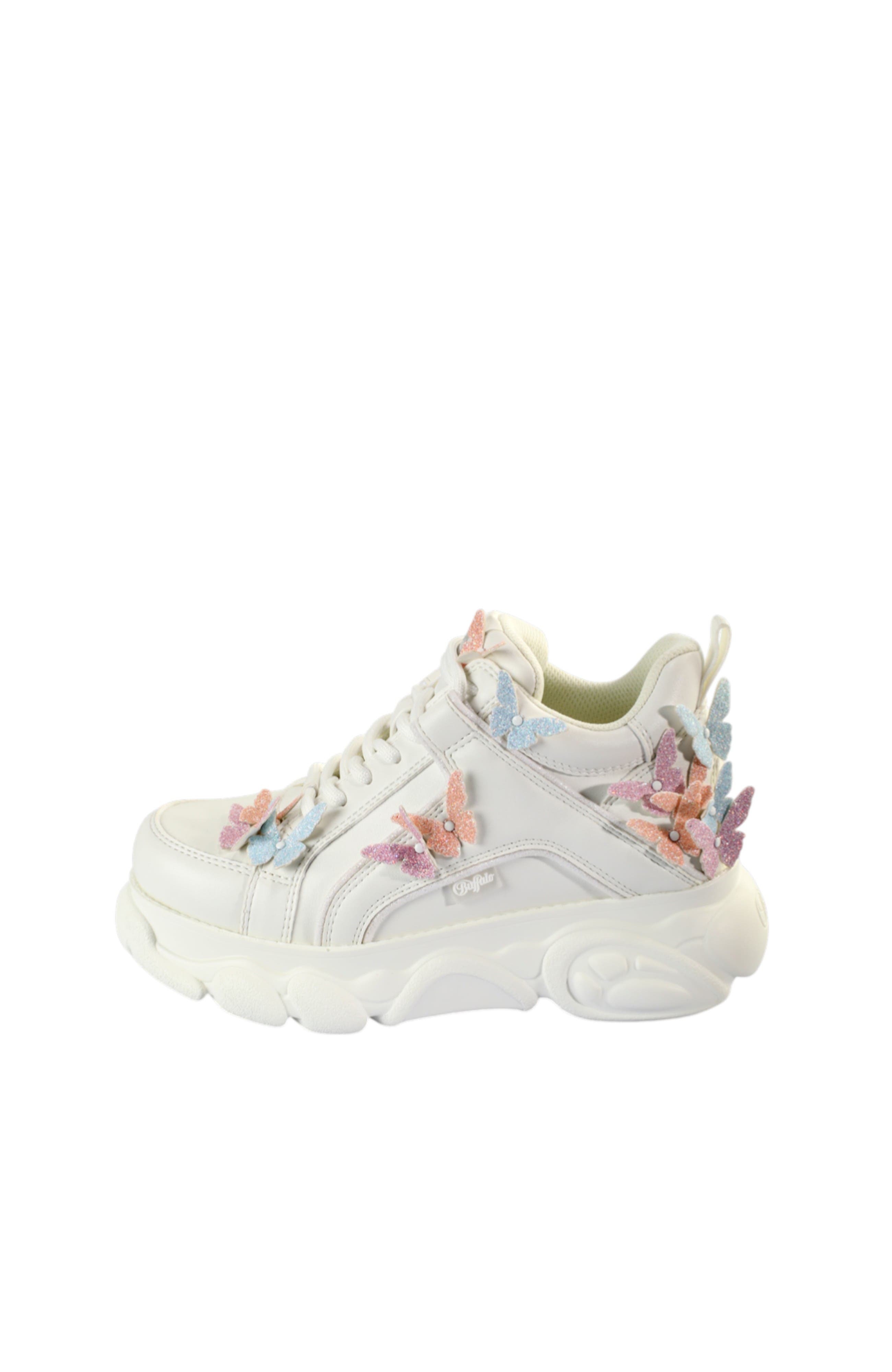 Buffalo Boots Cld Corin Butterflies Sneaker, Main, color, White Multi