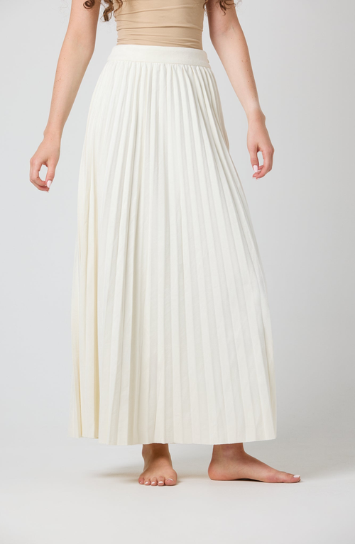 By Tess Collection Lucky Skirt In White