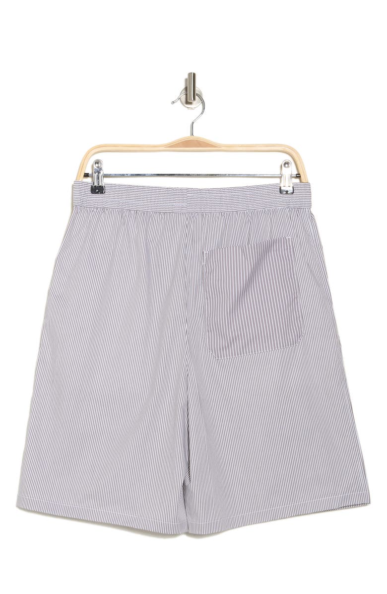 rag & bone Irving Stripe Shorts, Alternate, color, Brown Stripe