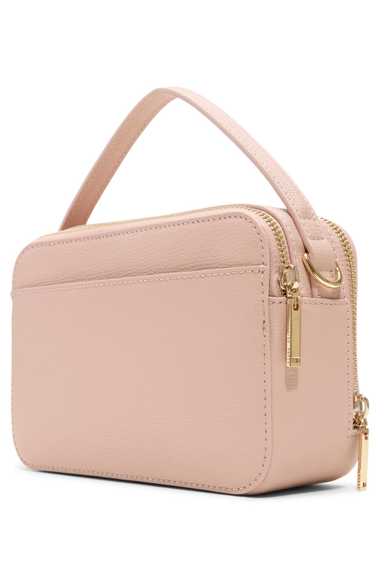 Ted Baker London Teena Faux Leather Top Handle Bag, Alternate, color, Medium Pink