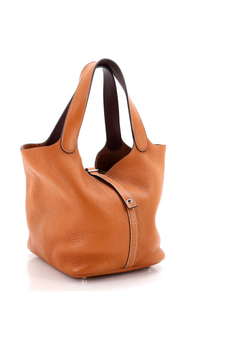 Pre-Owned Hermes Eclat Picotin Lock Bag Clemence MM, Alternate, color, Toffee