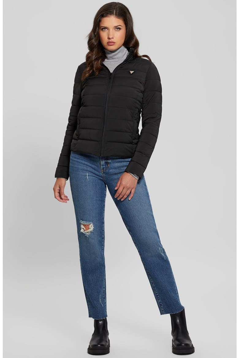 Diann Puffer Jacket, Alternate, color, JET BLACK A996