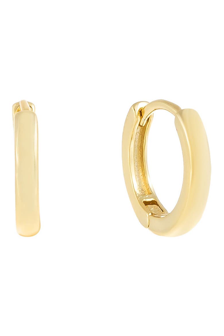 Adina's Jewels Huggie Hoop Earrings, Main, color, GOLD