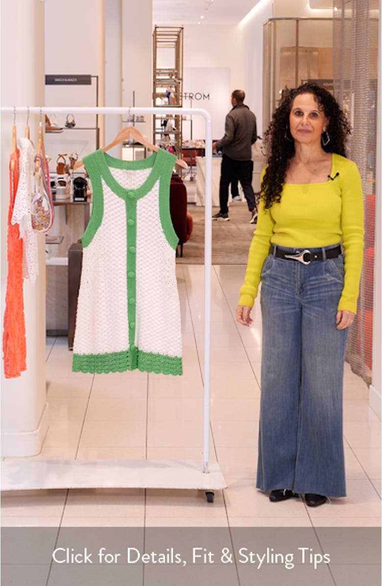 Chelsea Open Stitch Shift Dress, sales video thumbnail