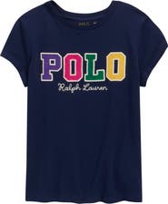 Polo Ralph Lauren Kids' Logo Letter Cotton T-Shirt