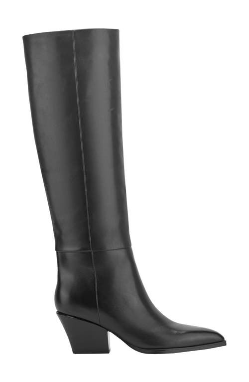 Marc Fisher Ltd Tarrie Tall Block Heel Boot In Black
