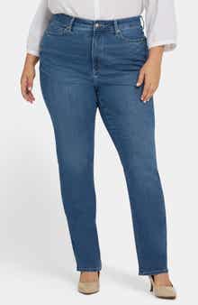 NYDJ Marilyn High Waist Straight Leg Jeans