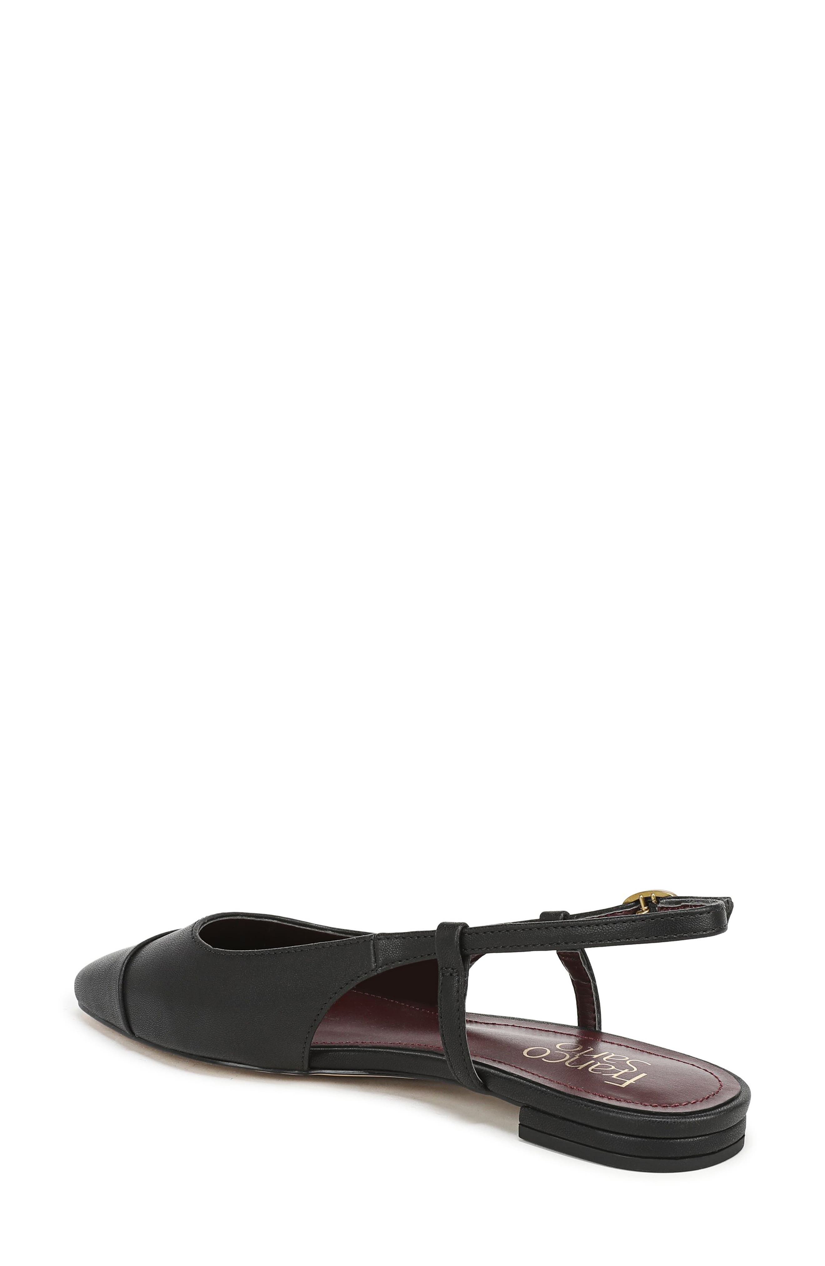 Virai Slingback Flat, Alternate, color, BLACK