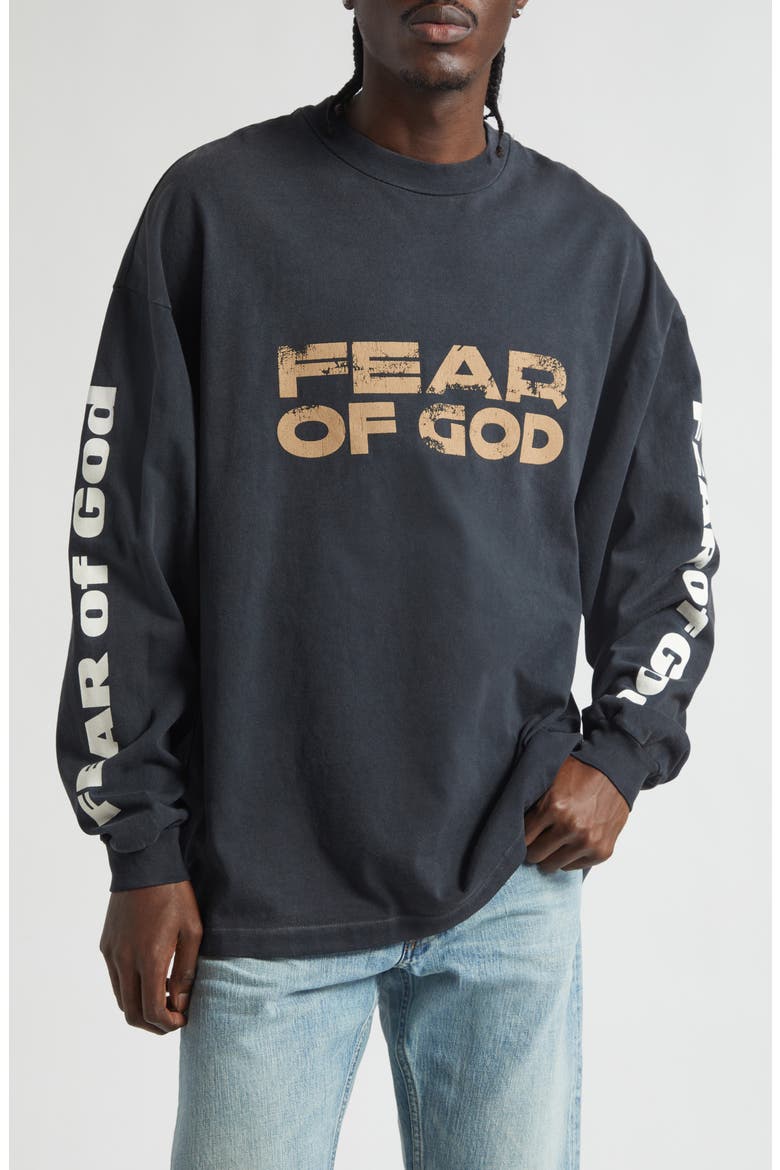 Relaxed Long Sleeve Logo Graphic T-Shirt (Men) | Nordstrom