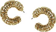 OLIVIA WELLES Katerina Filigree Hoop Earrings