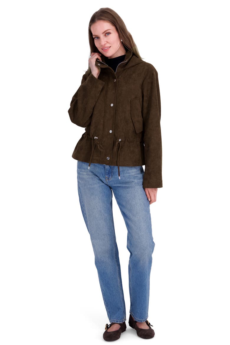 Ruby Faux Suede Jacket, Alternate, color, CHO