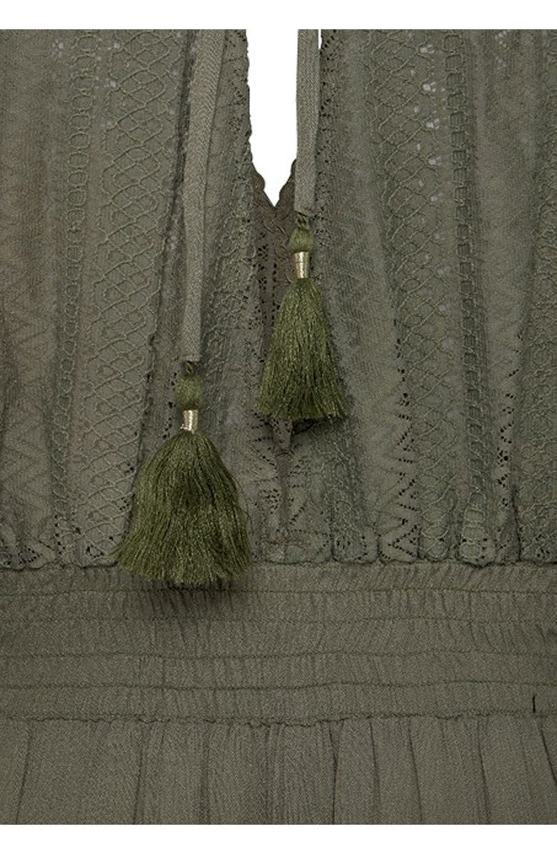 LASCANA Flowy Lace Cover Up, Alternate, color, Khaki