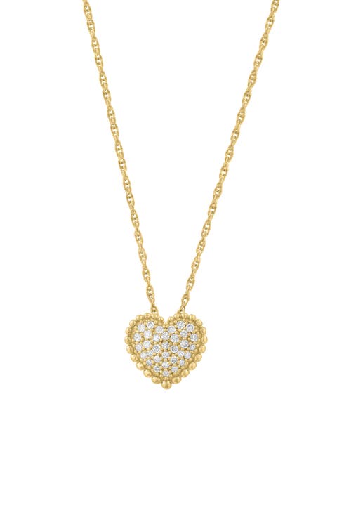 Diamond Heart Pendant Necklace