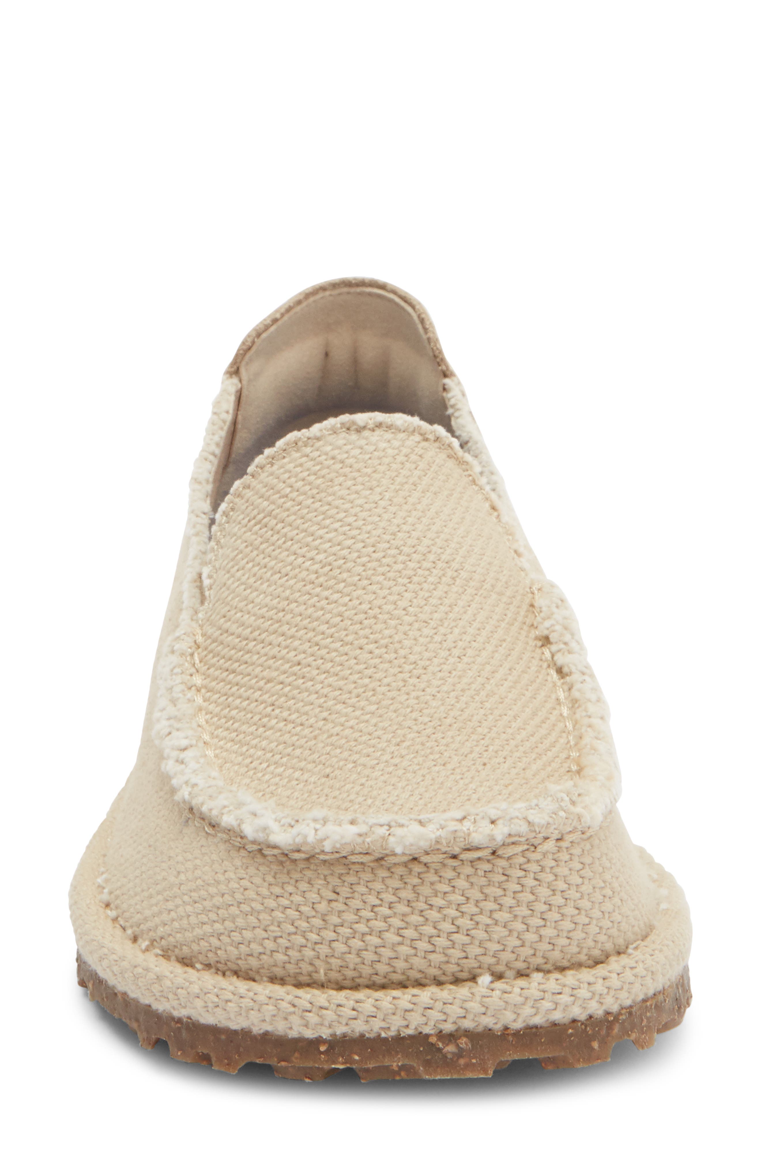 Birkenstock Utti Canvas Loafer - Discontinued, Alternate, color, Sandcastle